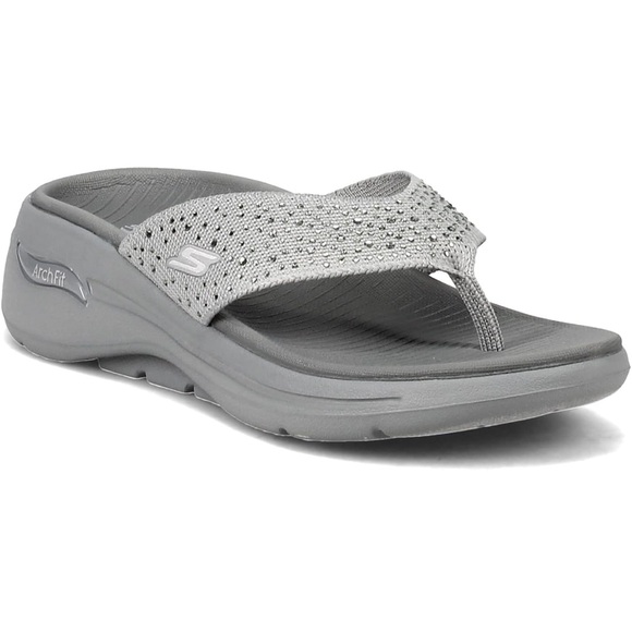 Skechers Shoes - NWT Skechers Women's Gray Grey Arch Fit Sandals brand new size 11